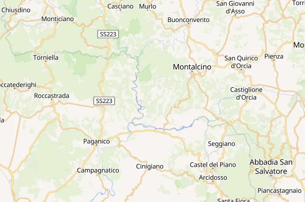 Camigliano Area Map Camigliano Area Map
