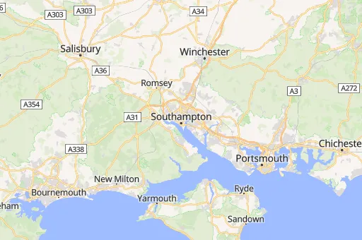 Map of Southampton