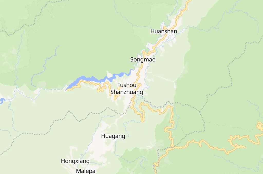 Lishan Guesthouse Area Map Lishan Guesthouse Area Map