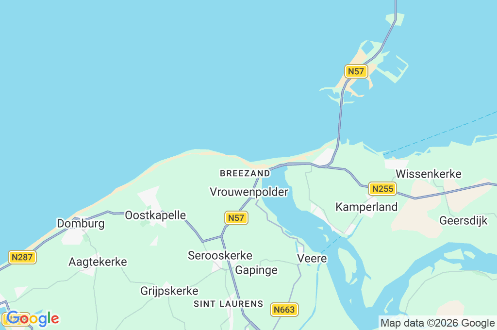 Vrouwenpolder Area Map Vrouwenpolder Area Map