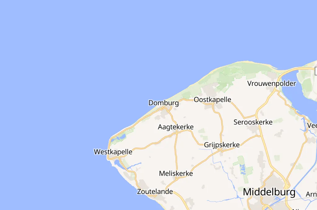 Domburg Area Map