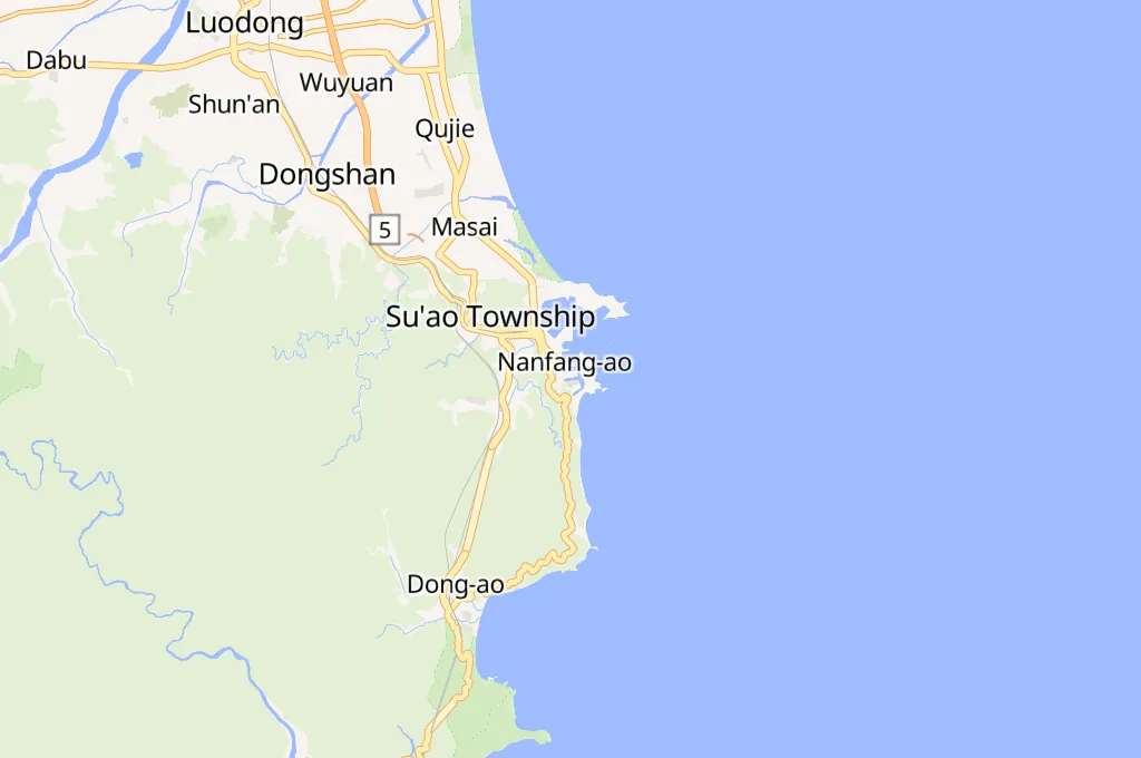 Nanfang'ao First Fishing Port Area Map Nanfang'ao First Fishing Port Area Map