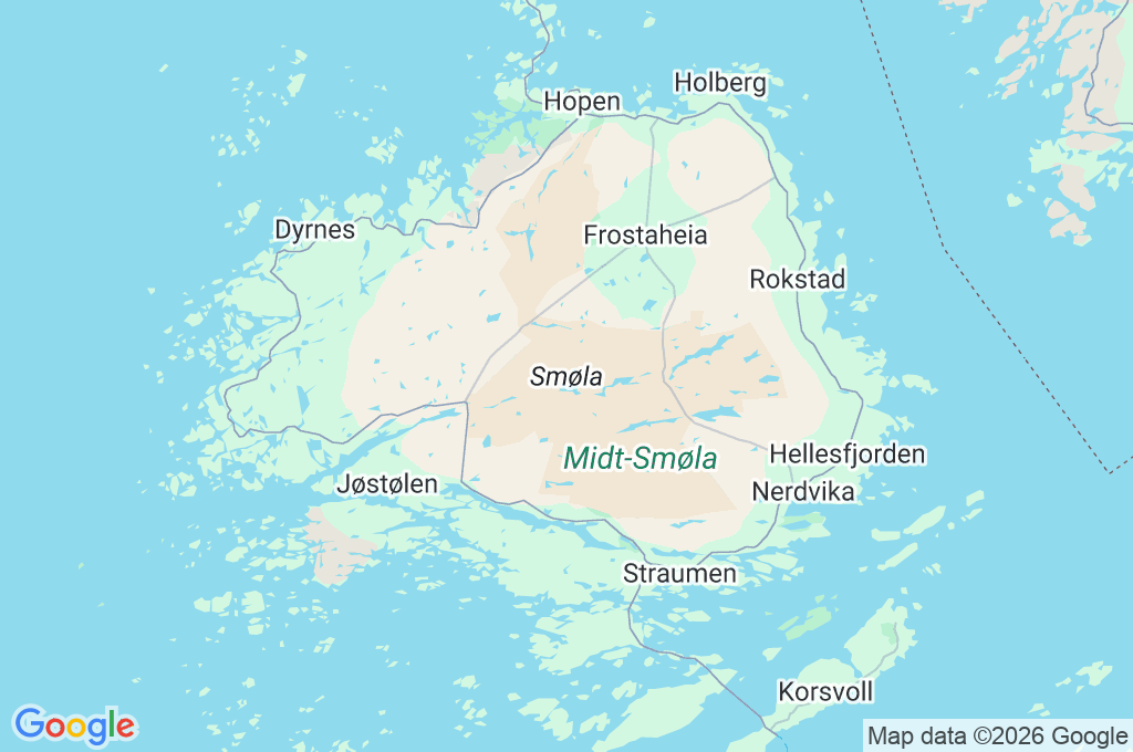 Smøla Area Map
