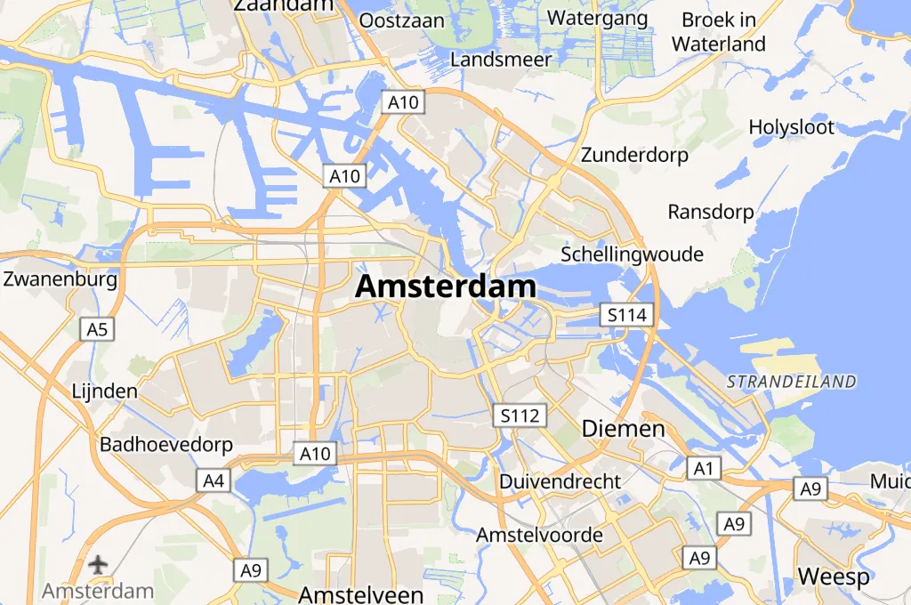 Beursplein Area Map