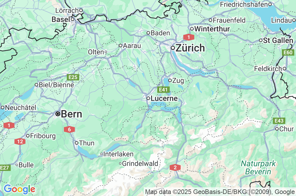 Lucerne Area Map