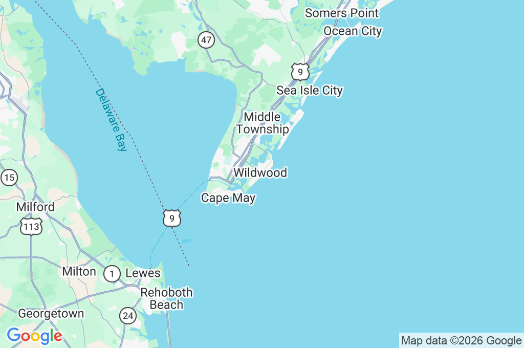 Wildwood Area Map