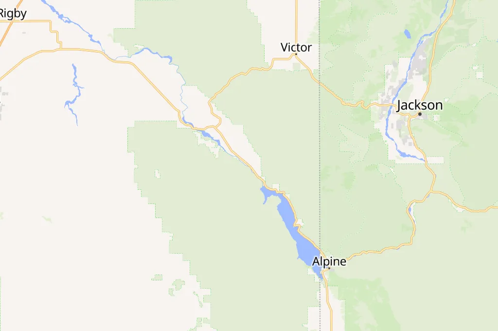 The Lodge at Palisades Creek Area Map