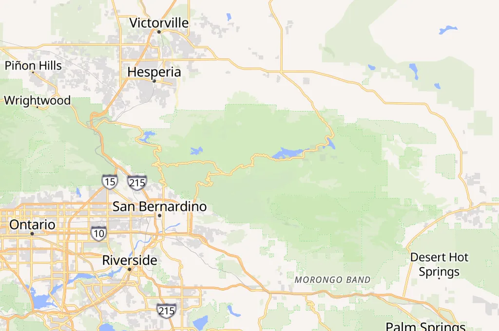 Snow Valley Mountain Resort Area Map Snow Valley Mountain Resort Area Map