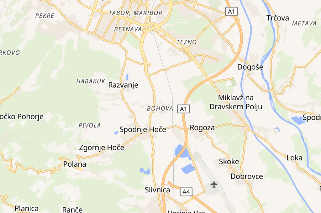 Bohova Area Map