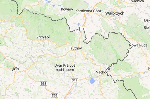 Map of Trutnov