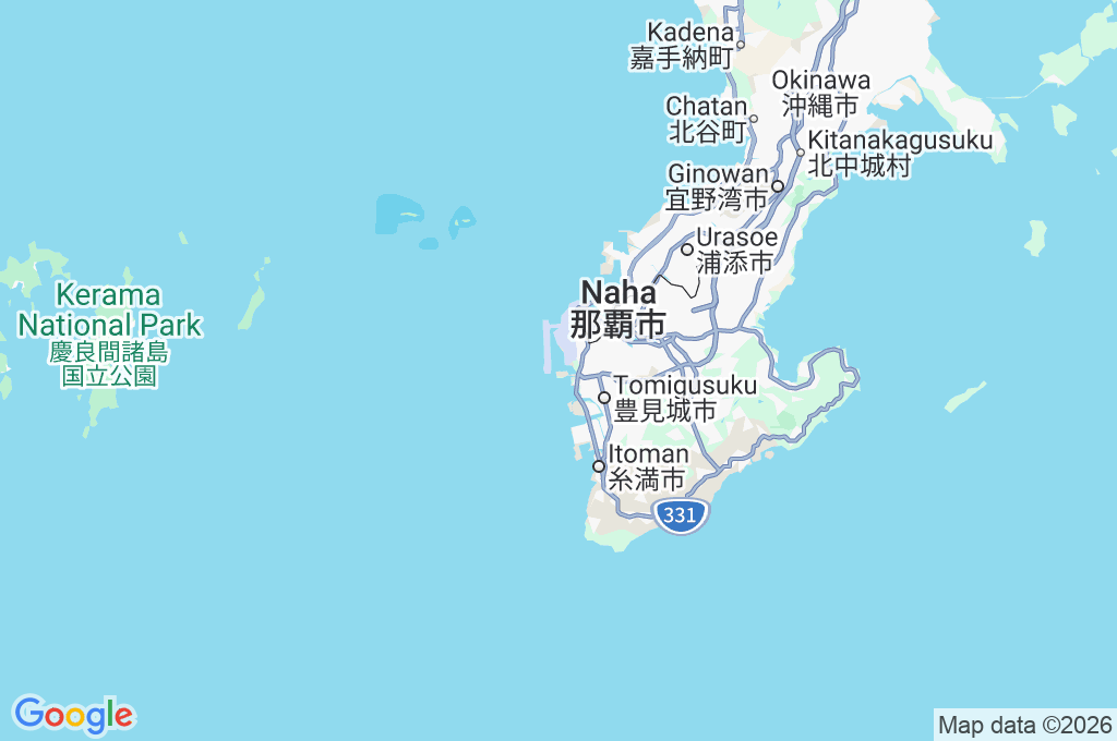 Senagajima Area Map Senagajima Area Map