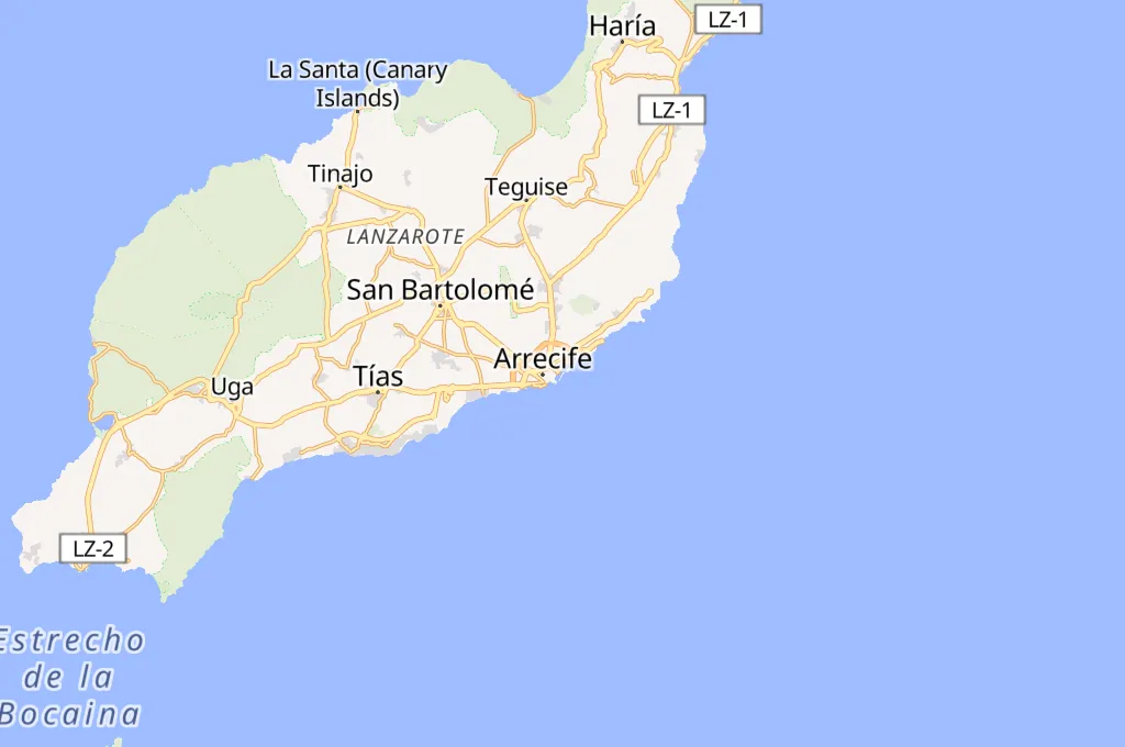 Marina Lanzarote Area Map Marina Lanzarote Area Map