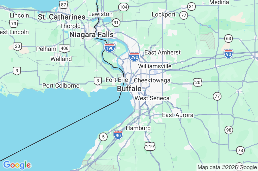 Niagara Square Area Map