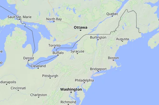 Map of New York
