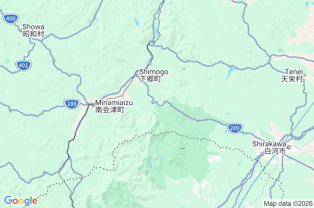 Michi-no-Eki Shimogo Area Map
