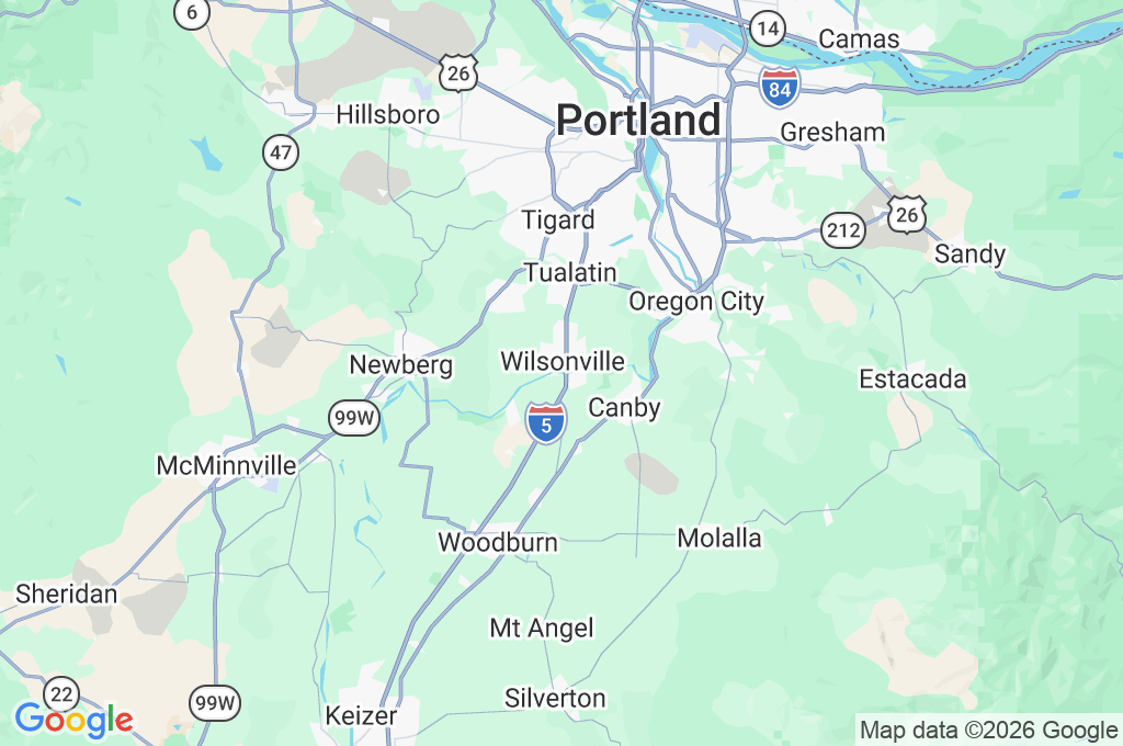 Boones Ferry Marina Area Map Boones Ferry Marina Area Map