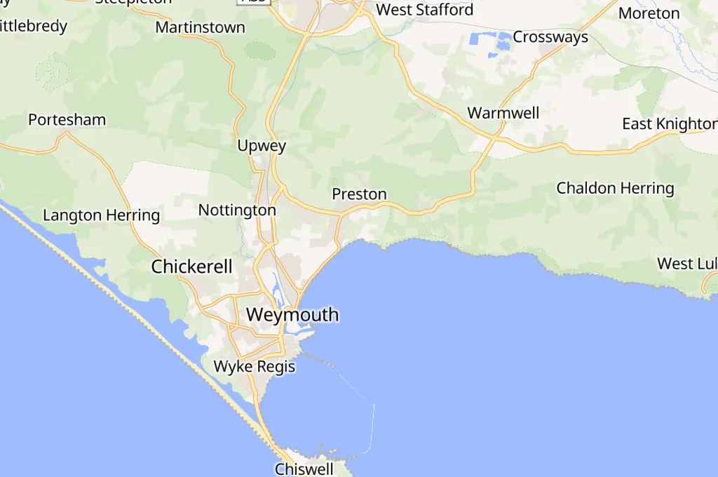Bowleaze Cove Area Map