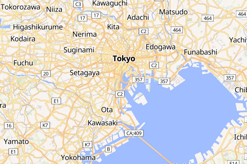 Rainbow Bridge Area Map