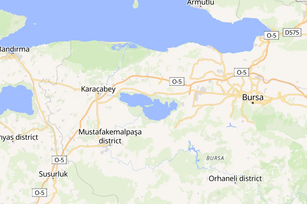 Eskikaraağaç Area Map