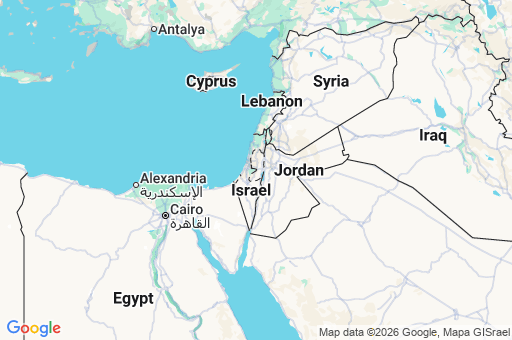 Map of Palestine/Israel