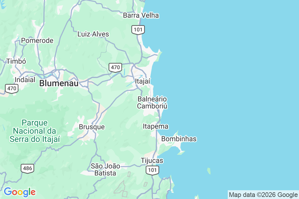 Cristo Luz Area Map