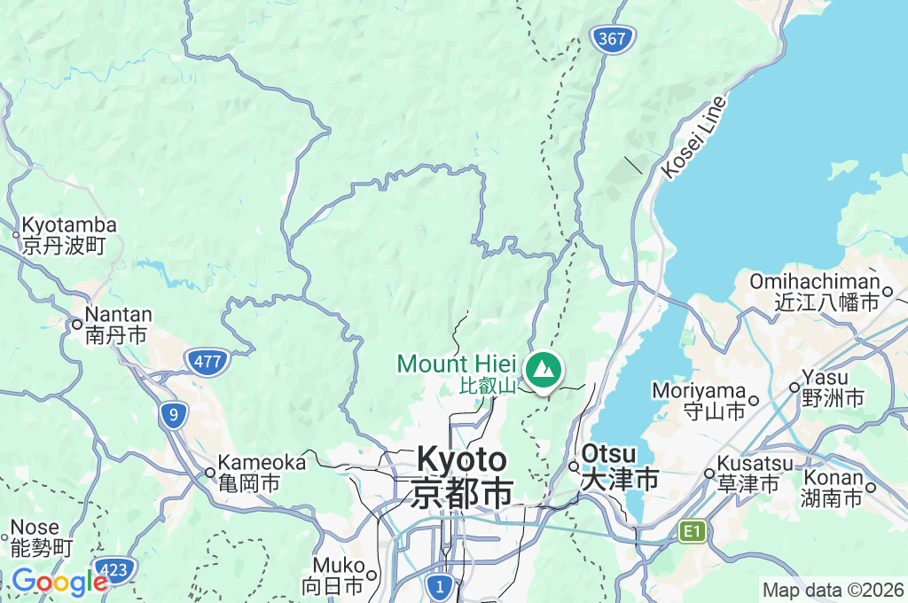 Kifune Shrine Area Map Kifune Shrine Area Map