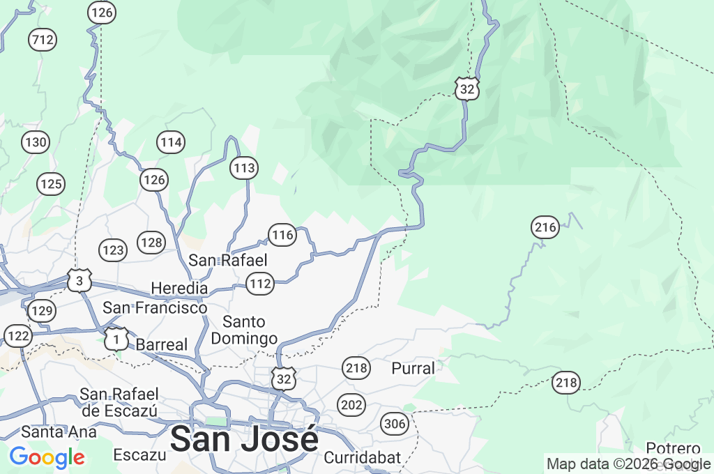 Toucan Rescue Ranch Area Map
