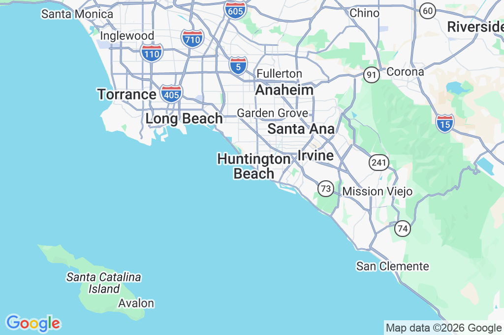 Huntington Beach Pier Area Map