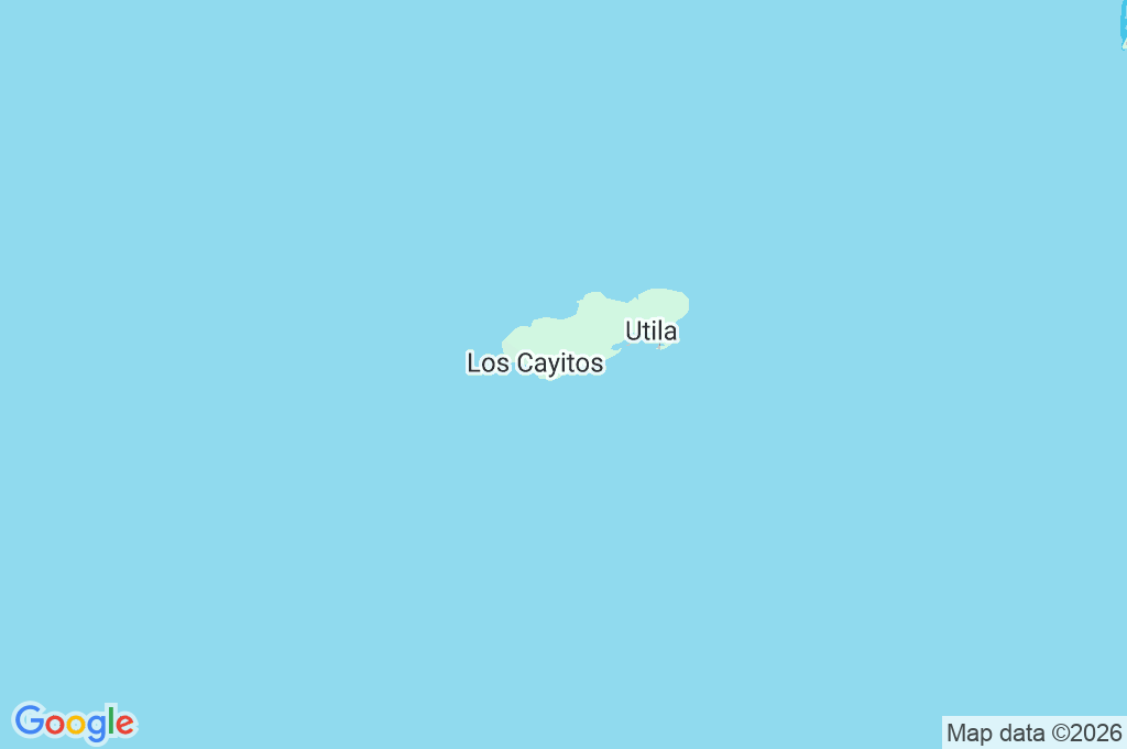 Utila Area Map