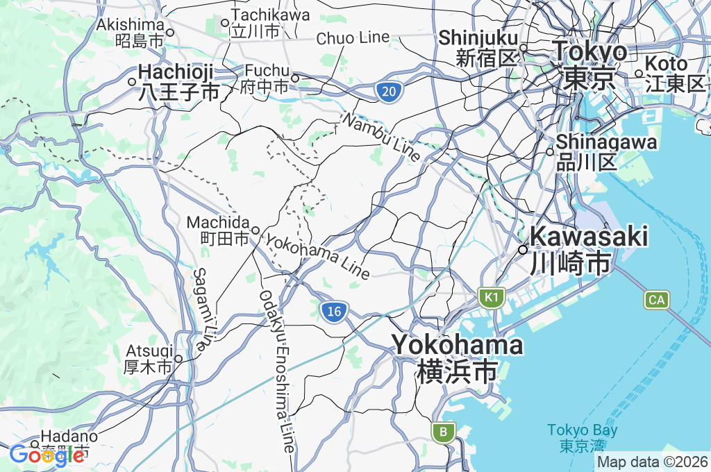 Yokohama-Aoba Interchange Area Map Yokohama-Aoba Interchange Area Map