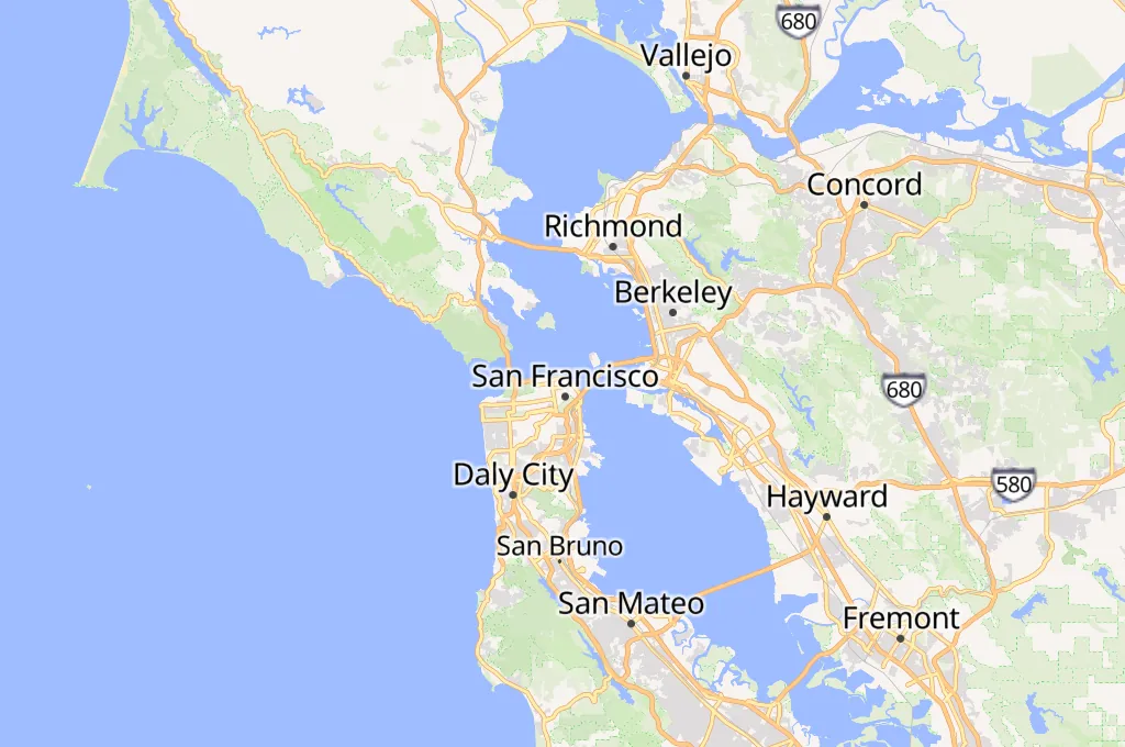Pier 39 Area Map
