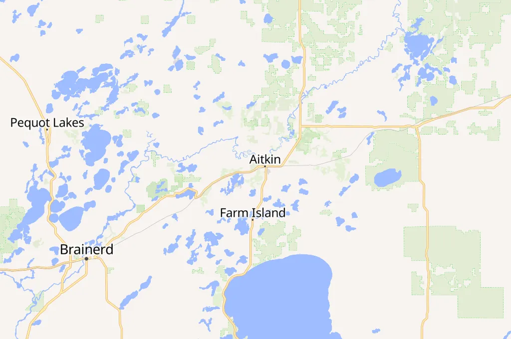 Aitkin Area Map Aitkin Area Map