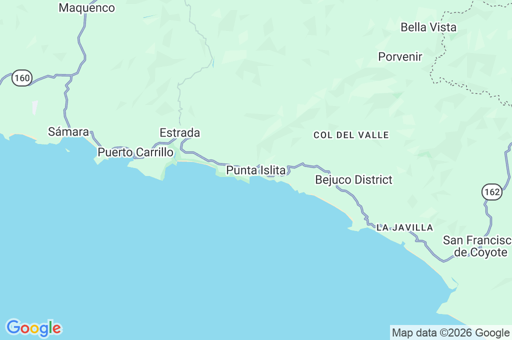 Punta Islita Area Map