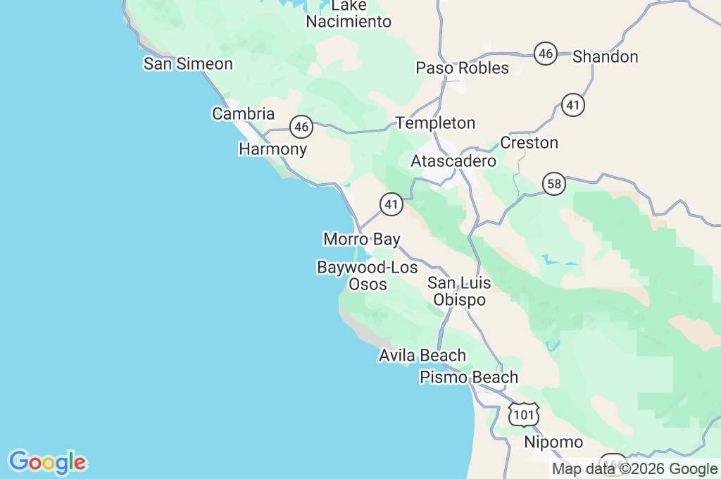 Morro Bay Area Map