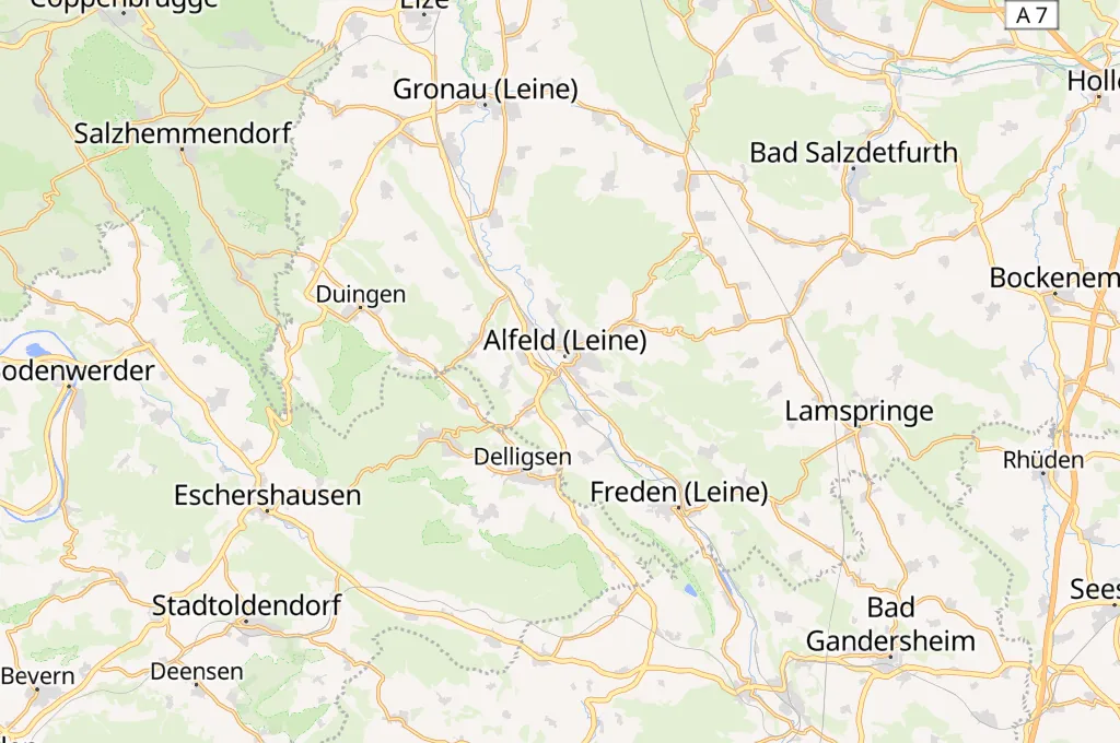 Alfeld (Leine) Area Map Alfeld (Leine) Area Map