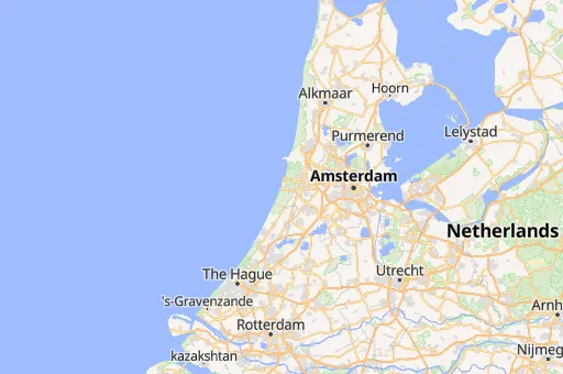 Map of Zandvoort