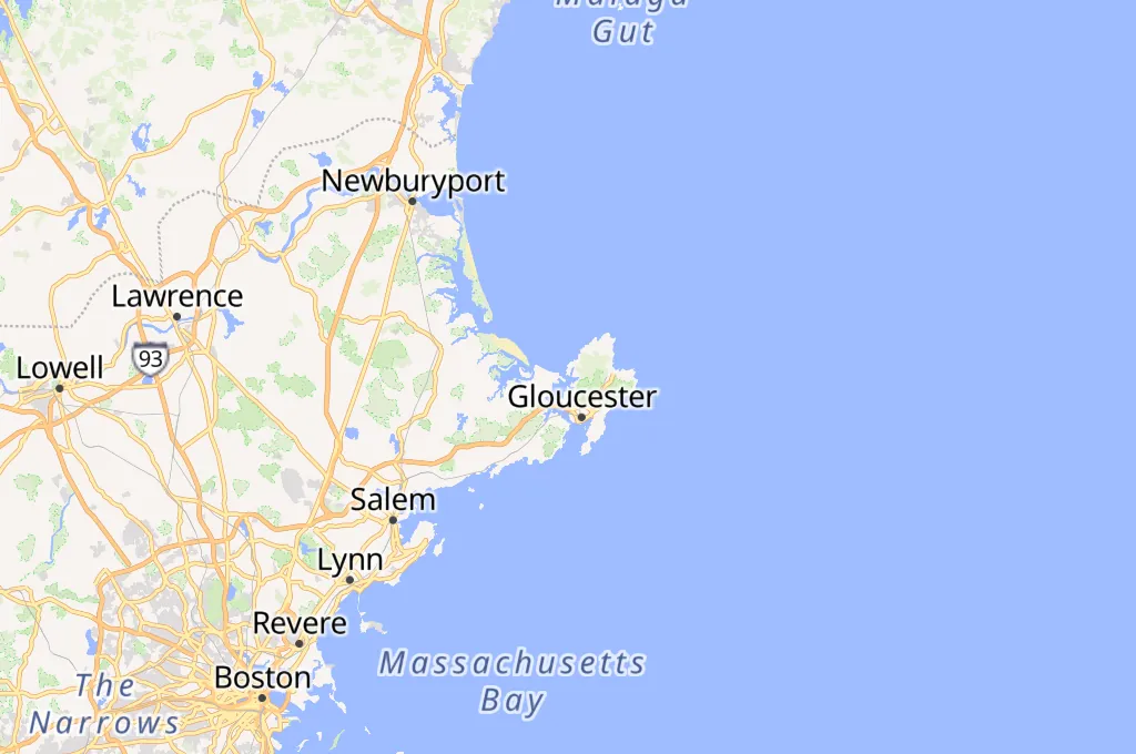 Annisquam Yacht Club Area Map Annisquam Yacht Club Area Map