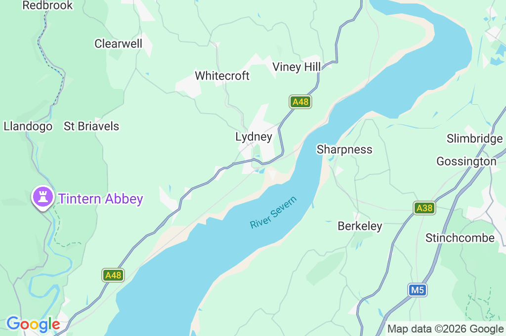 Lydney Junction Station Area Map Lydney Junction Station Area Map