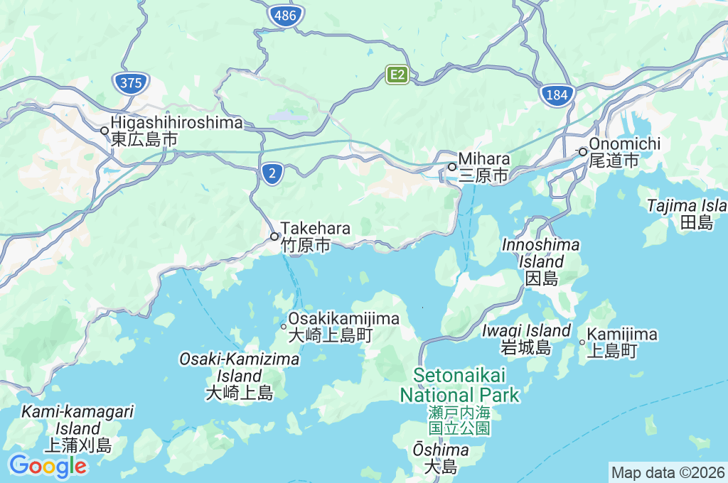 Tadanoumi Port Area Map