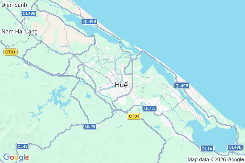 Đập Đá Bridge Area Map