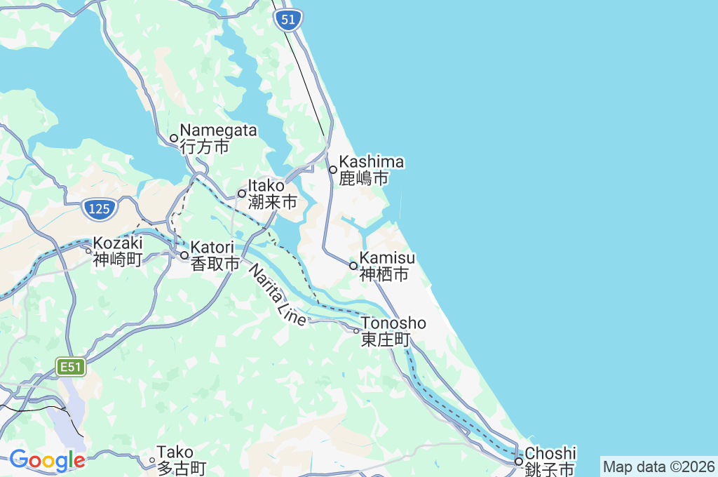 Kashima Port Area Map Kashima Port Area Map