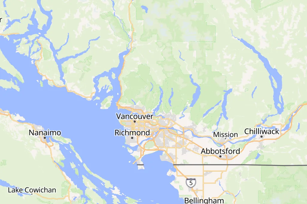 Mystery Peak, Mount Seymour Area Map Mystery Peak, Mount Seymour Area Map