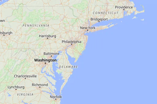 Map of Atlantic County