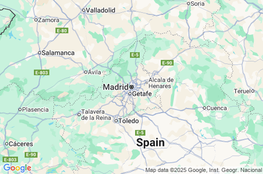 Map of Madrid