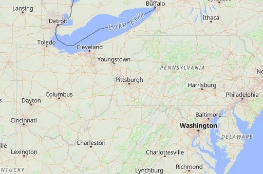 Map of Allegheny County