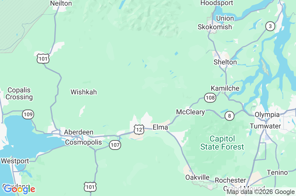 Schafer State Park Area Map