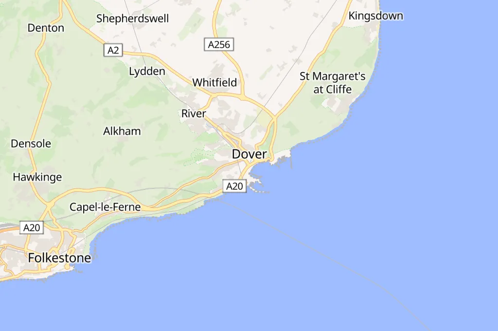 Dover Area Map Dover Area Map