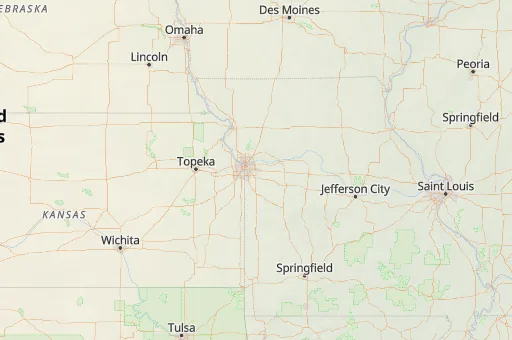 Map of Jackson County
