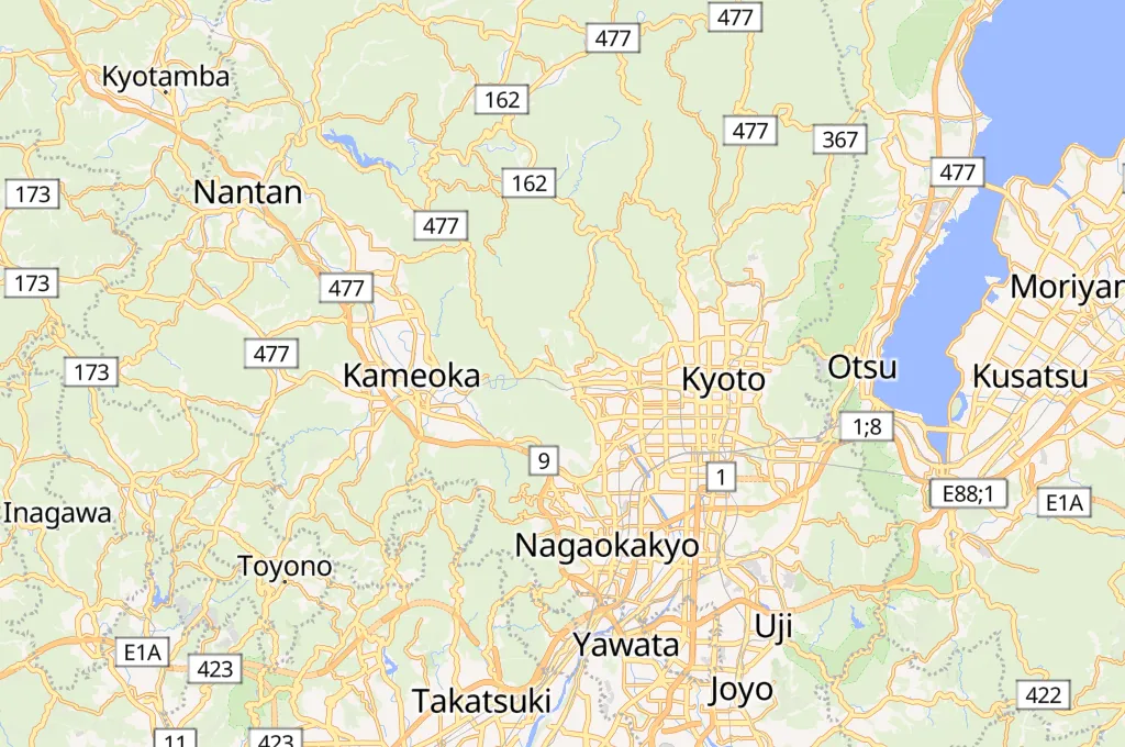 Saga Toriimoto Preserved Street Area Map