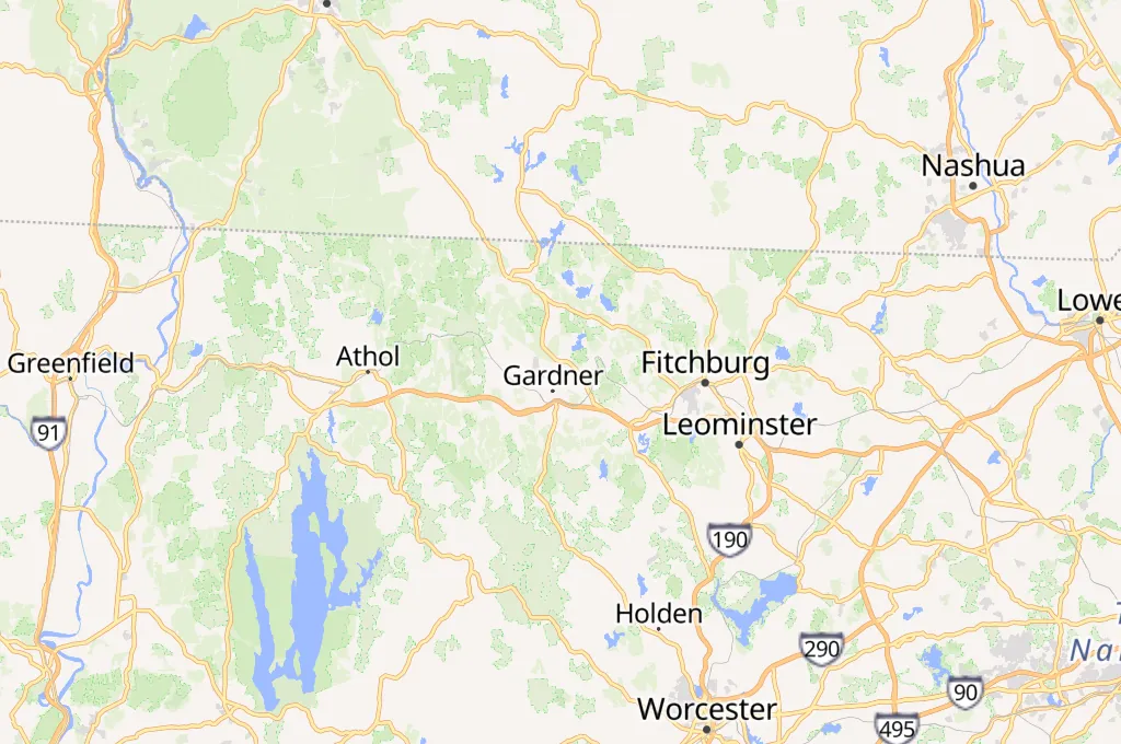 Mount Wachusett Community College Area Map Mount Wachusett Community College Area Map